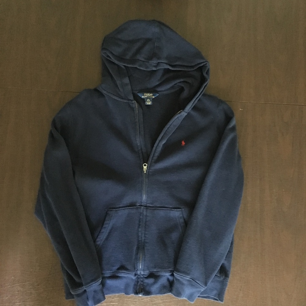 Ralph Lauren Boys Youth- Full Zip Fleece Hoodie