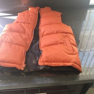 Gymboree boys orange vest