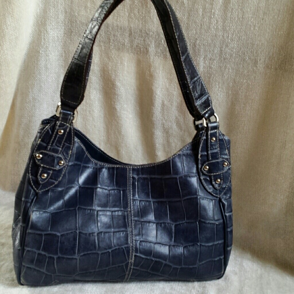 ⏳Clearance - Authentic Tignanello Croc satchel