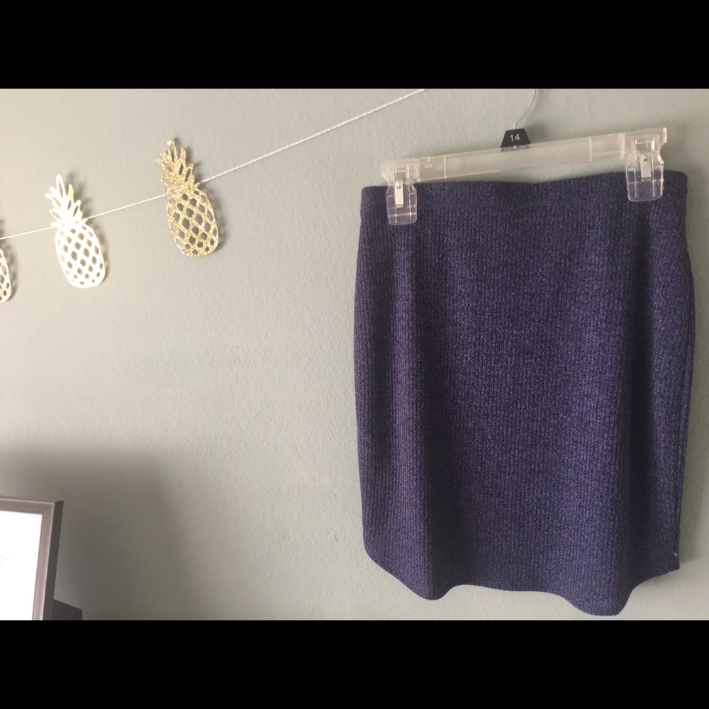 Indigo pencil skirt ( Cotton On) Never Worn