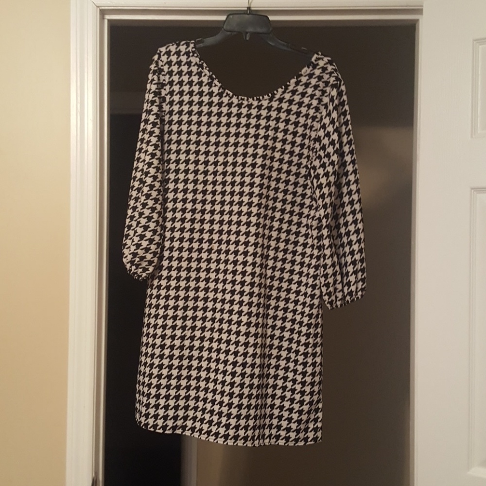 Houndstooth Dress
