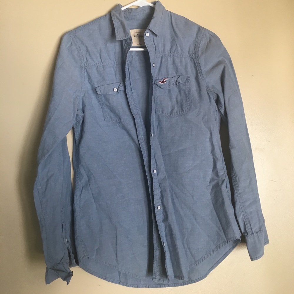 Hollister denim shirt!