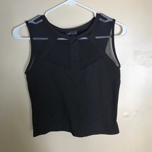 Wet seal black crop top