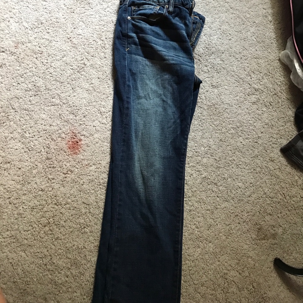 A pair of american eagle jeans