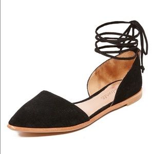 Ankle-wrap d'orsay flat