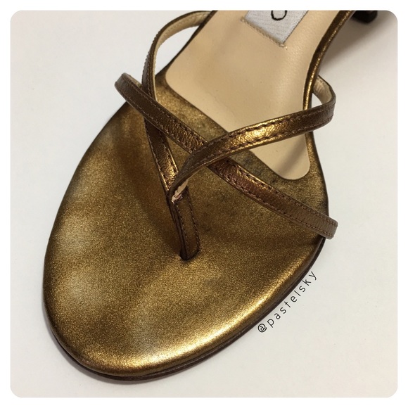 authentic JIMMY CHOO kitten heel sandals - Picture 4 of 8