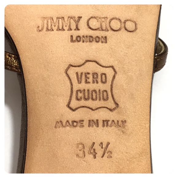 authentic JIMMY CHOO kitten heel sandals - Picture 7 of 8