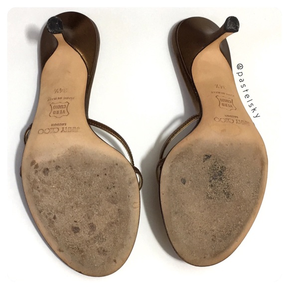 authentic JIMMY CHOO kitten heel sandals - Picture 8 of 8