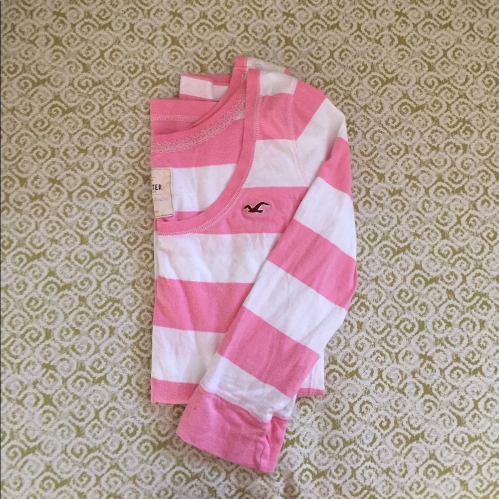 Long sleeve, striped shirt