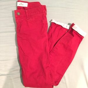 Hollister red jeans