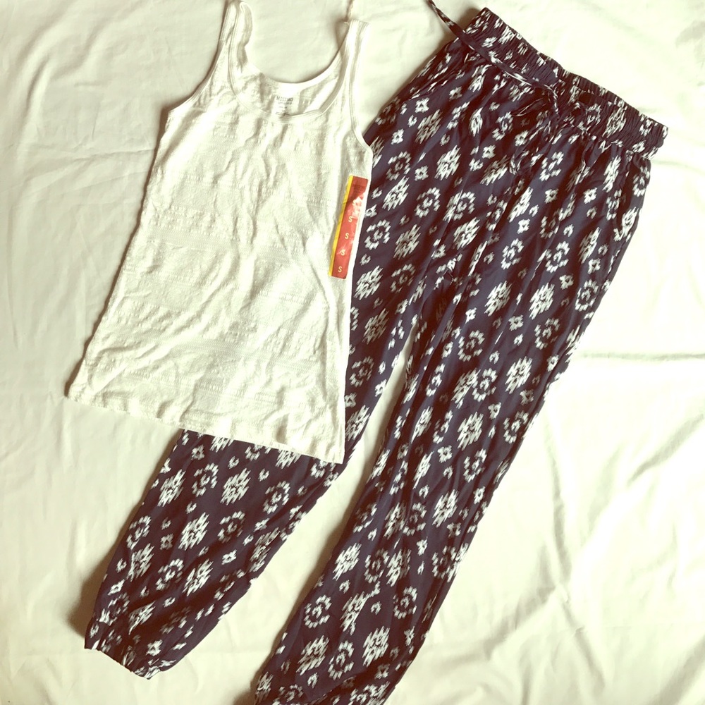 Ikat Pants with Tank