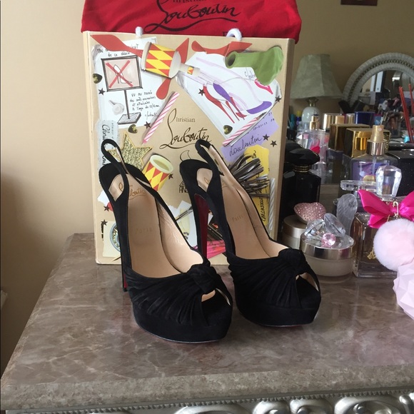 Black Christian Louboutin Shoes - Picture 1 of 4