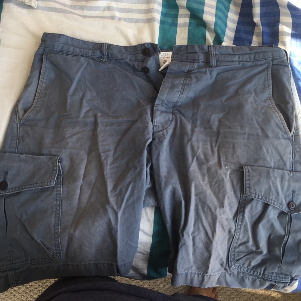 Navy Blue Cargo Shorts