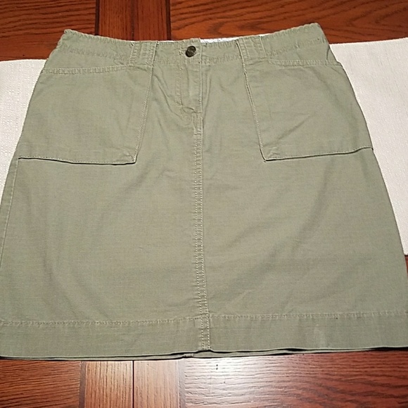 Tommy Hilfiger Dresses & Skirts - Tommy Hilfiger Khaki Green Cargo Skirt
