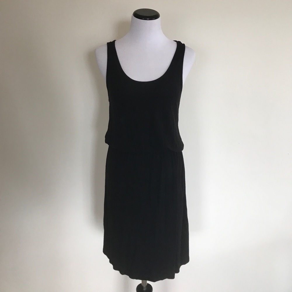 H&M Black Cotton Sleeveless Dress