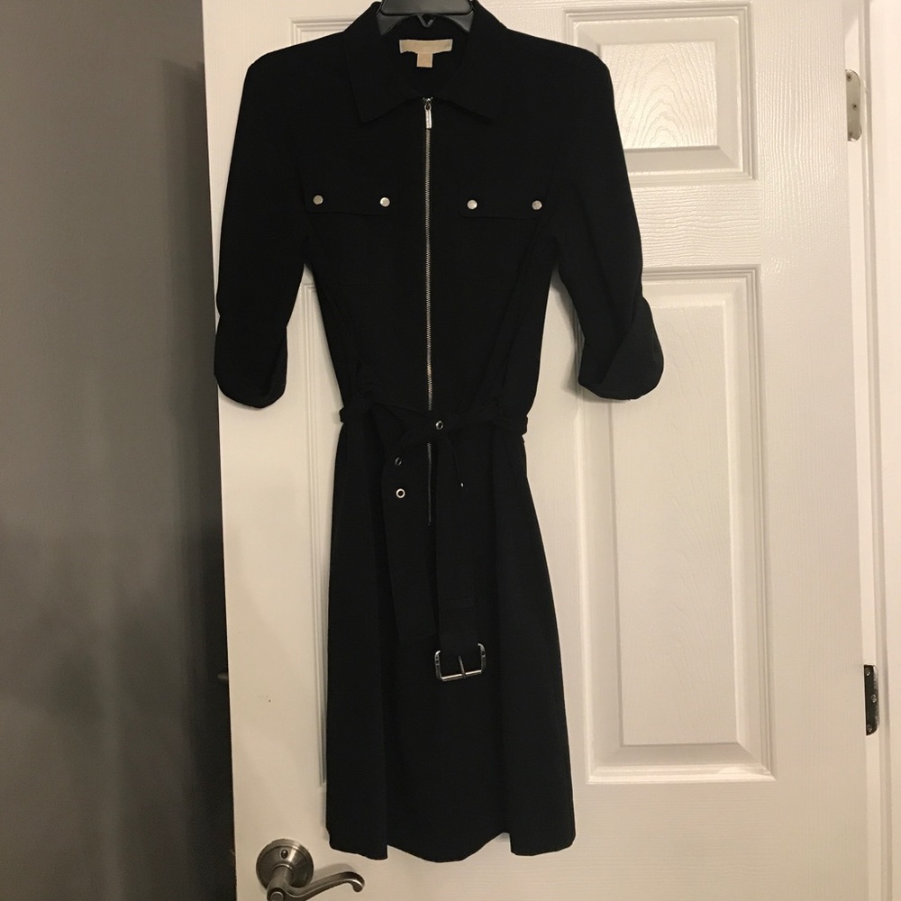 Michael Kors dress. Very figure flattering!