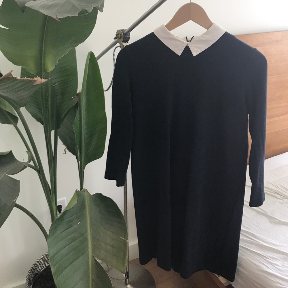 COS Navy Blue Dress