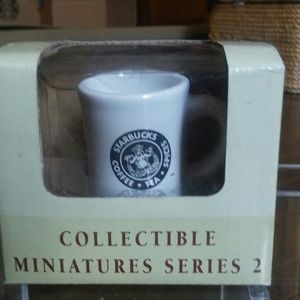 Starbucks collectable miniature cup