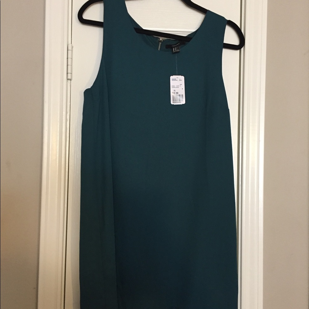 Forever 21 Green Mini Dress NWT