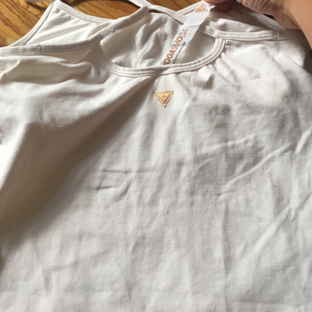 Yoga Smoga  tank w built in bra