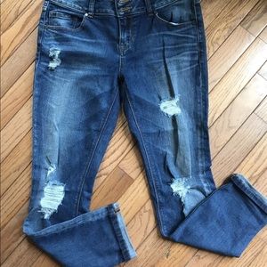 Charlotte Russe Boyfriend distressed jeans