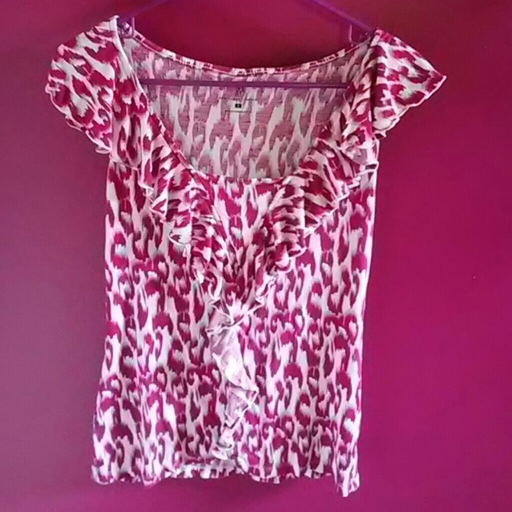 Animal print top