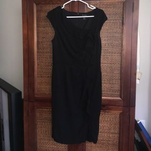 WHBM office or party black dress sz 10 classic