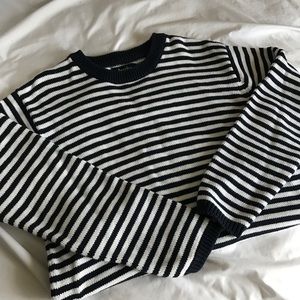 Oversized stripe sweater