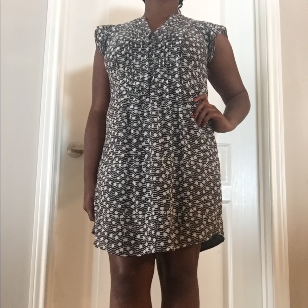 H&M Black and White Dress