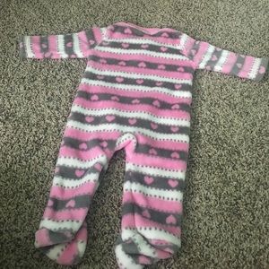 Girls (6-9 months) one piece soft pjs