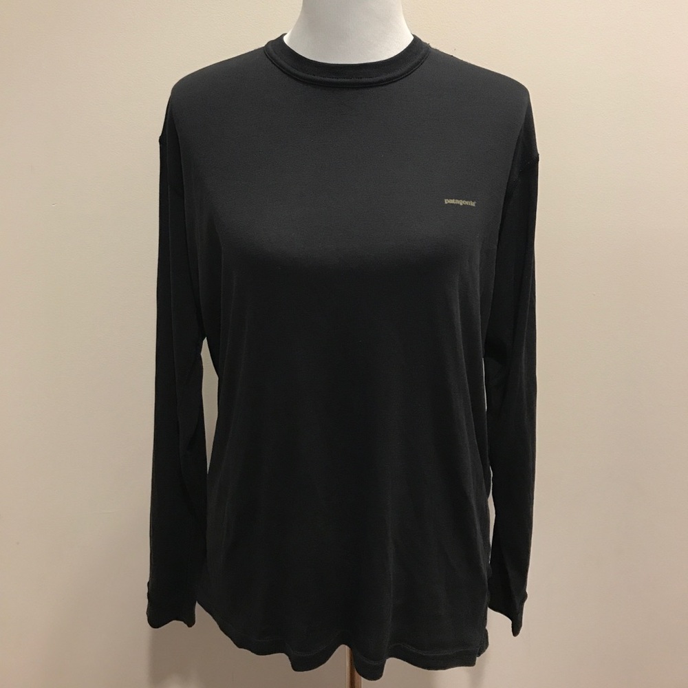 Black Patagonia Capilene Long sleeve Shirt