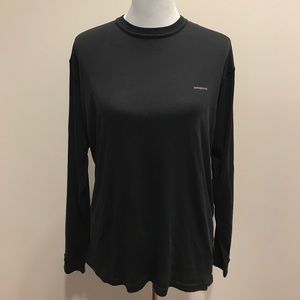 Black Patagonia Capilene Long sleeve Shirt