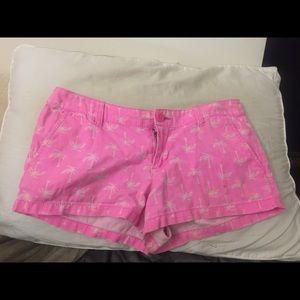 Pink Palm tree shorts