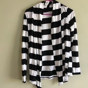 Black and white cardigan