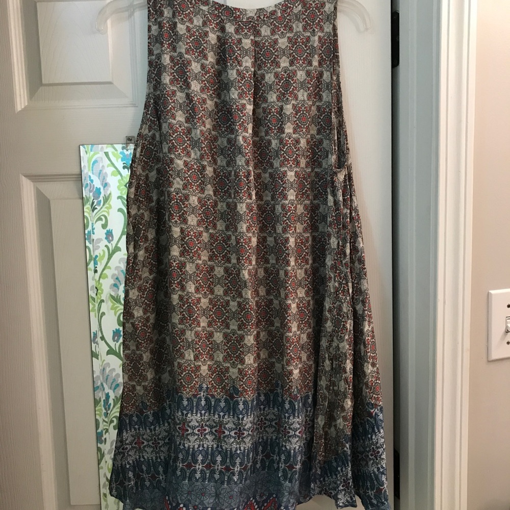 Patterned Tank Dress - Picture 2 of 3