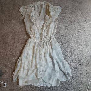 Moth Printed Sundress