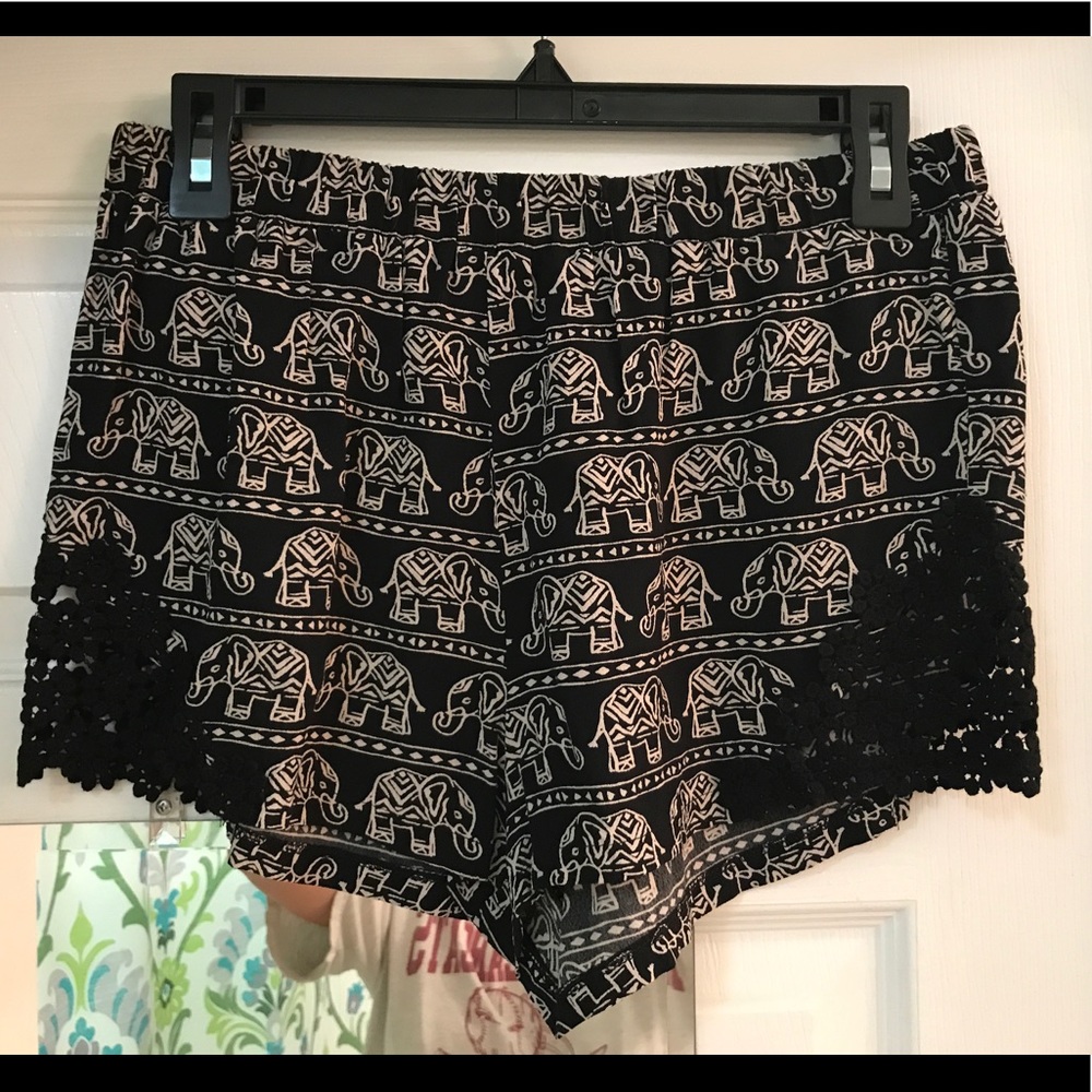 Elephant Printed Shorts