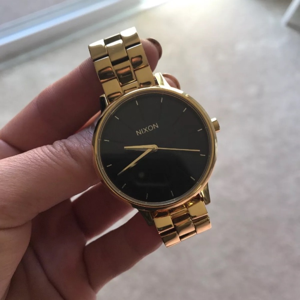 Women's Gold Nixon Watch