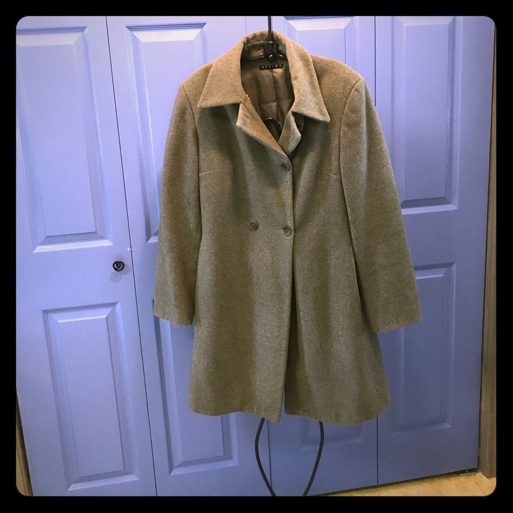Sisley women's wool long jacket / pea coat
