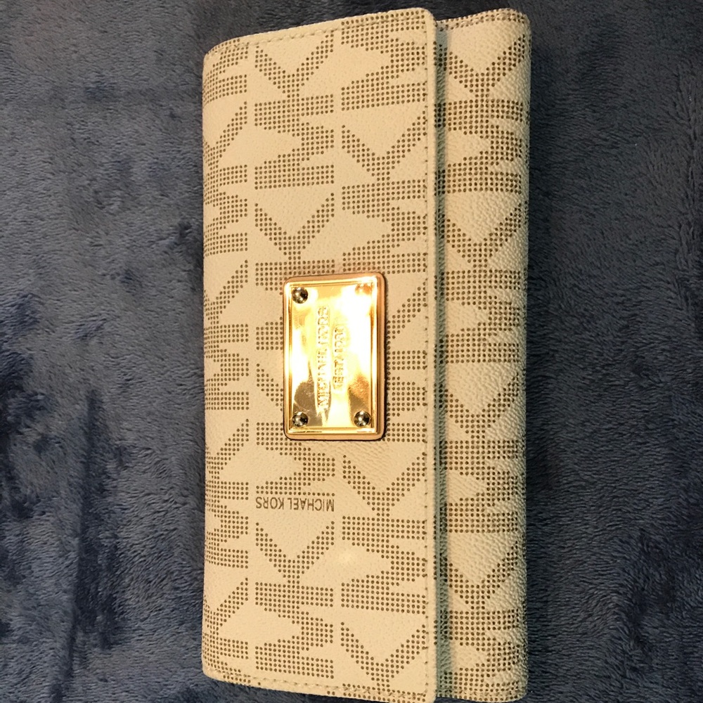 Michael Kors wallet with checkbook cover