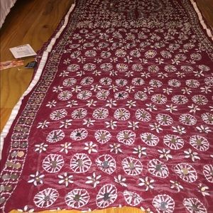 Embellished/Embroidered infinity scarf