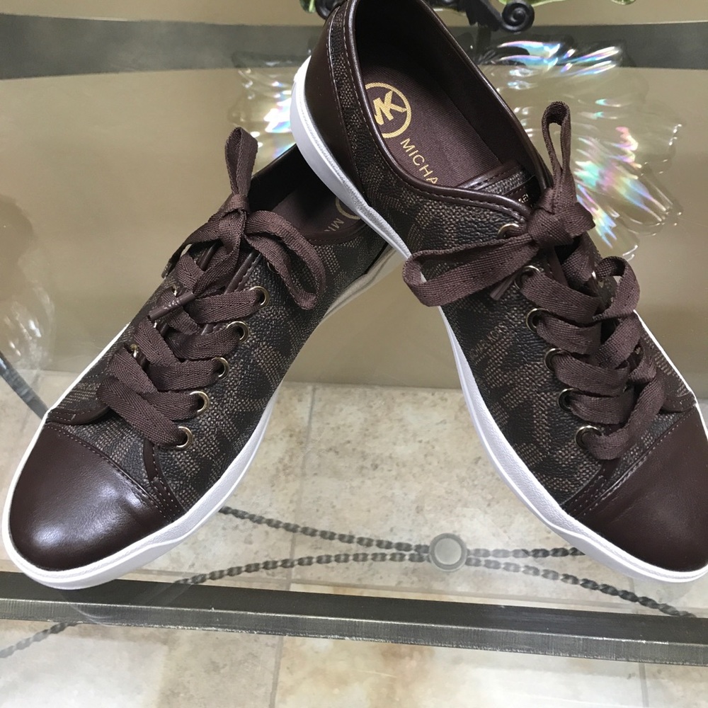 Michael Kors brown sneakers BRAND NEW