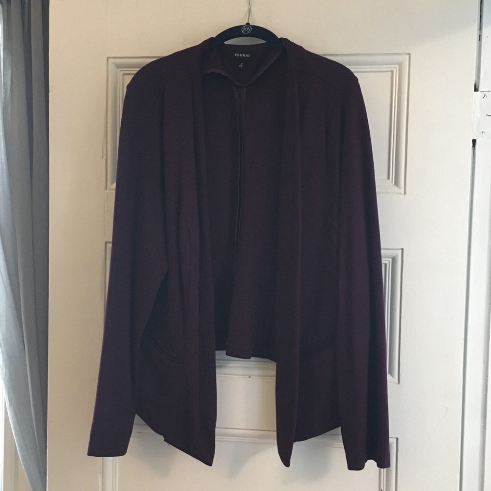 Torrid purple blazer plus size 2X