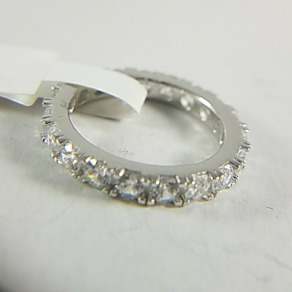 CZ Eternity Wedding Band 3mm 5 6 7 8 9 10 11 - Picture 7 of 11