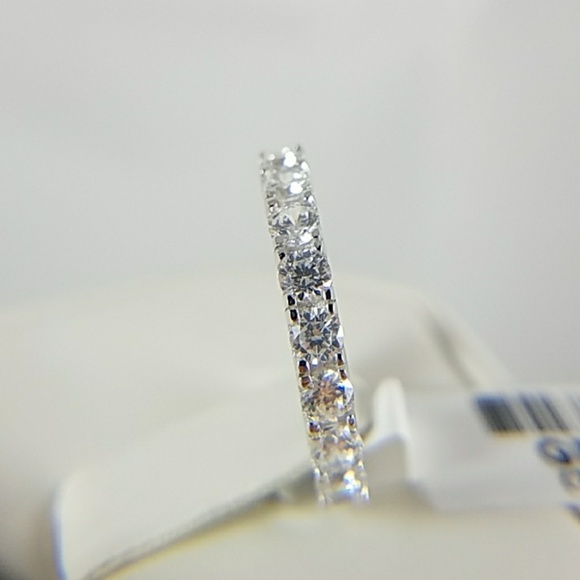 CZ Eternity Wedding Band 3mm 5 6 7 8 9 10 11 - Picture 6 of 11