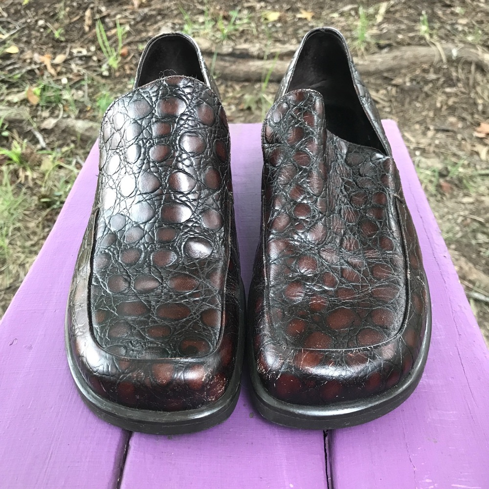 Leather loafers