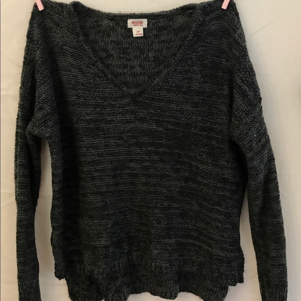 Dark Grey Knit Sweater