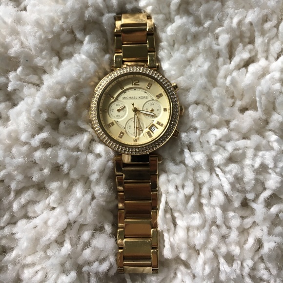 Michael Kors Parker Gold-Tone Watch main image 4