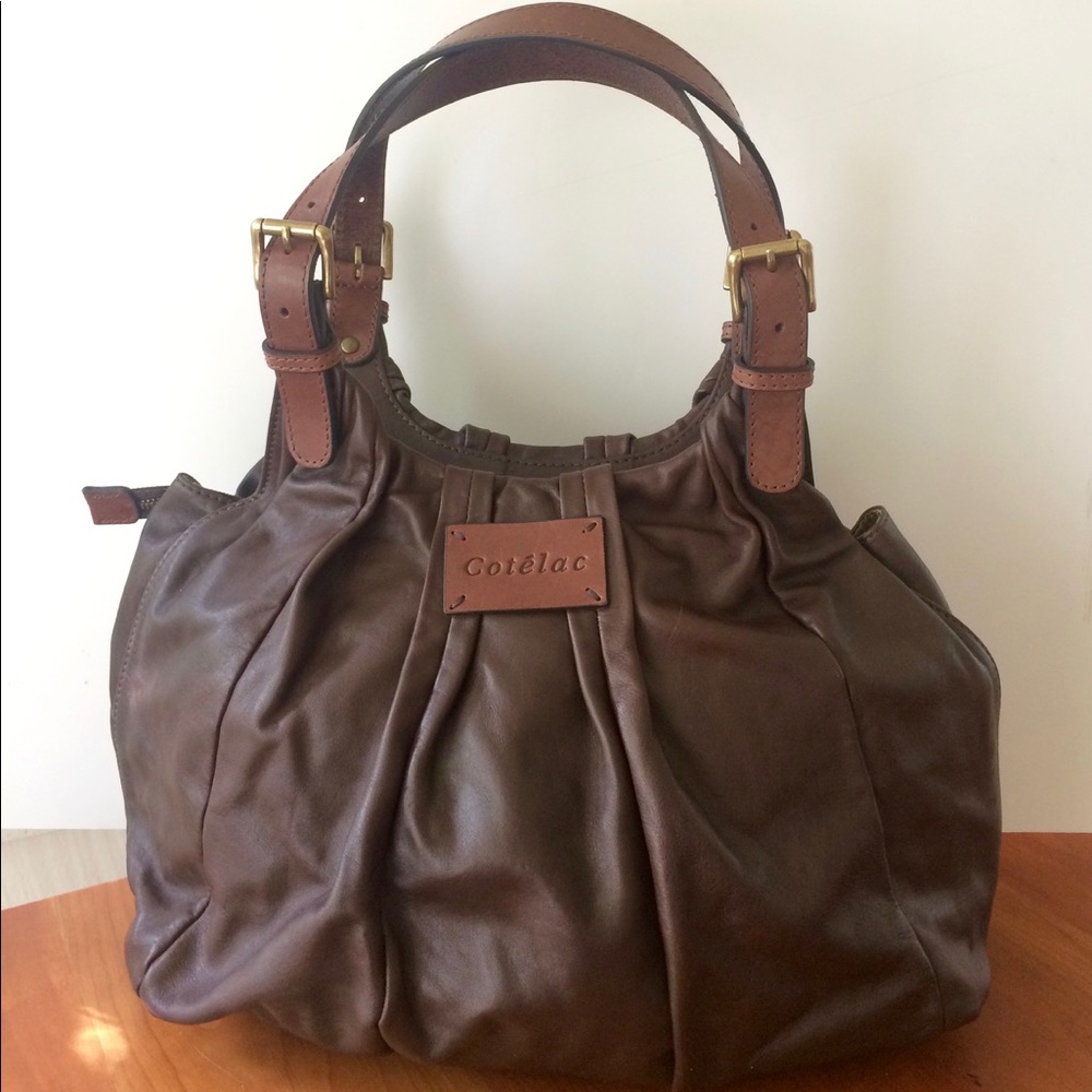 Cotélac Leather Shoulder Bag