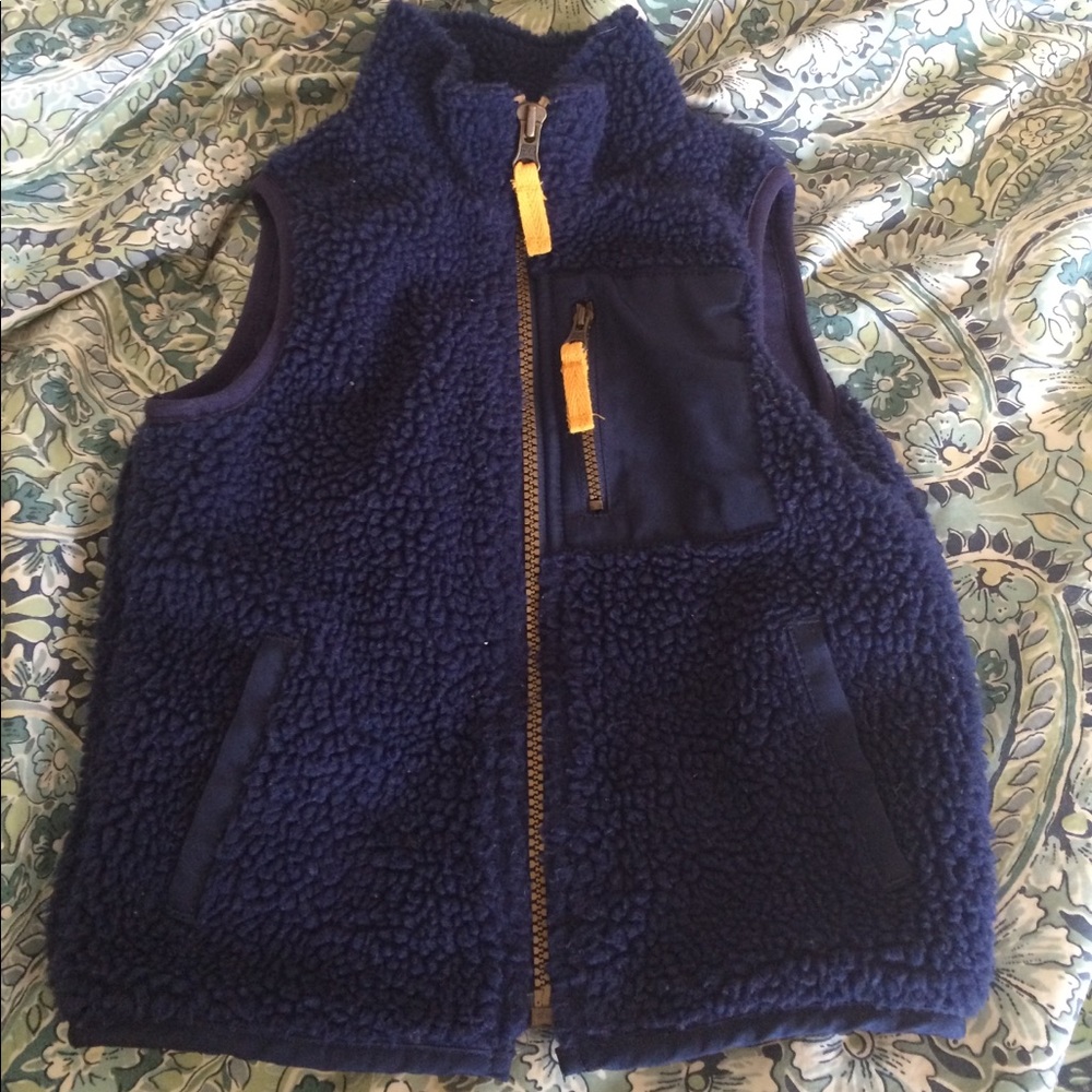 Toddler boys fleece vest